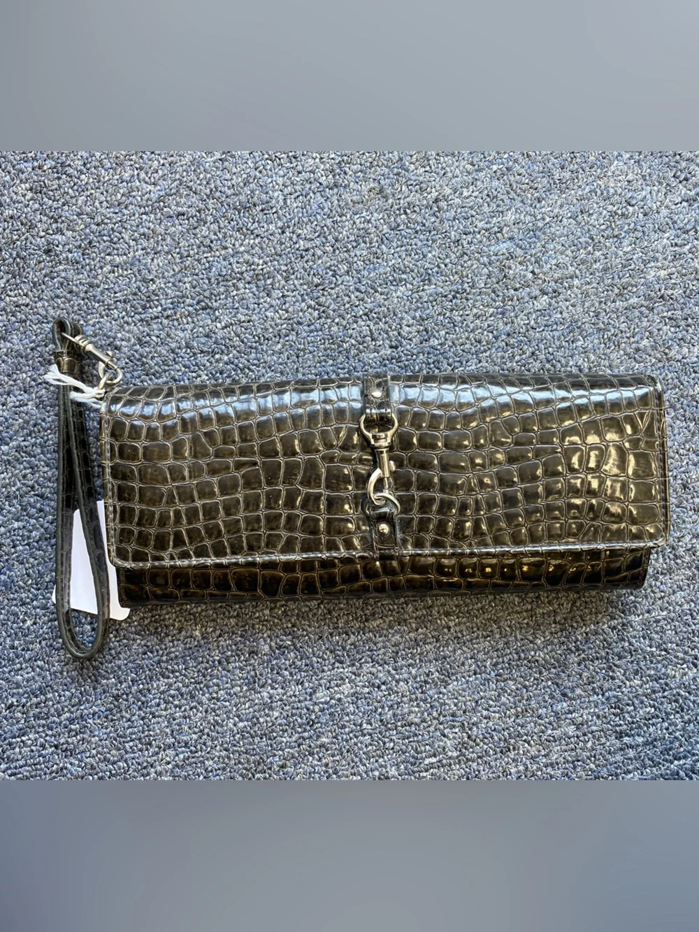 Van Heusen croc embossed